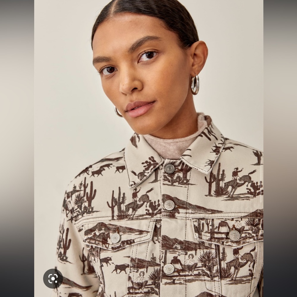 Cora shrunken denim jacket